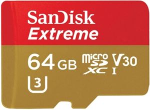 Карта памяти SanDisk Extreme Action V30 microSDXC UHS-I U3 [Extreme Action V30 microSDXC UHS-I U3 64Gb]