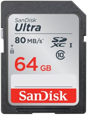 Карта памяти SanDisk Ultra SDXC UHS-I 533x Class 10 [Ultra SDXC UHS-I 533x Class 10 64Gb]