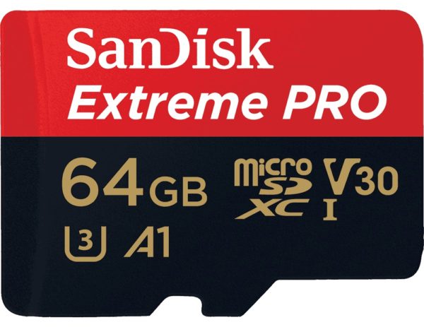 Карта памяти SanDisk Extreme Pro V30 A1 microSDXC UHS-I U3 [Extreme Pro V30 A1 microSDXC UHS-I U3 64Gb]