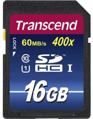 Карта памяти Transcend Premium 400x SDHC Class 10 UHS-I [Premium 400x SDHC Class 10 UHS-I 16Gb]