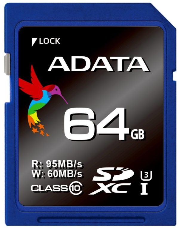 Карта памяти A-Data Premier Pro SDXC UHS-I U3 [Premier Pro SDXC UHS-I U3 64Gb]