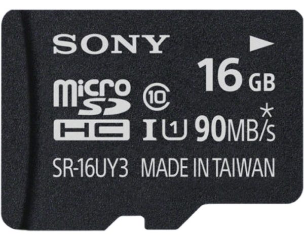 Карта памяти Sony microSDHC 90 Mb/s UHS-I U1 [microSDHC 90 Mb/s UHS-I U1 16Gb]