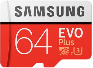 Карта памяти Samsung EVO Plus 100 Mb/s microSDXC UHS-I U3 [EVO Plus 100 Mb/s microSDXC UHS-I U3 64Gb]