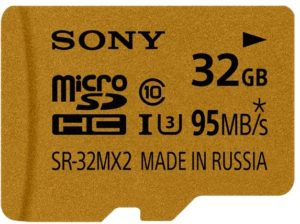Карта памяти Sony microSDHC 95 Mb/s UHS-I U3 [microSDHC 95 Mb/s UHS-I U3 32Gb]