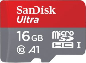 Карта памяти SanDisk Ultra A1 microSDHC Class 10 [Ultra A1 microSDHC Class 10 16Gb]