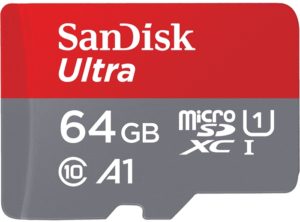 Карта памяти SanDisk Ultra A1 microSDXC Class 10 [Ultra A1 microSDXC Class 10 64Gb]