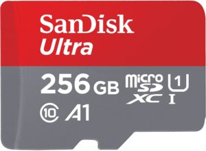 Карта памяти SanDisk Ultra A1 microSDXC Class 10 [Ultra A1 microSDXC Class 10 256Gb]