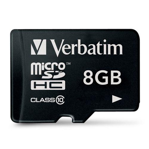 Карта памяти Verbatim microSDHC Class 10 [microSDHC Class 10 8Gb]