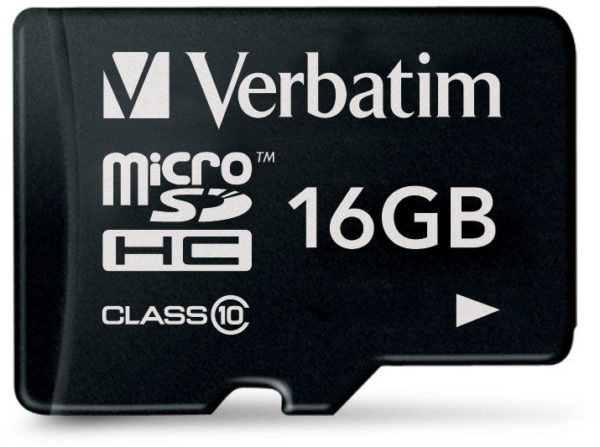 Карта памяти Verbatim microSDHC Class 10 [microSDHC Class 10 16Gb]