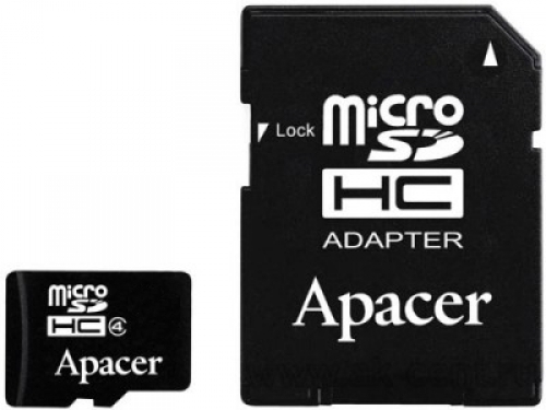 Карта памяти Apacer microSDHC Class 4 [microSDHC Class 4 4Gb]