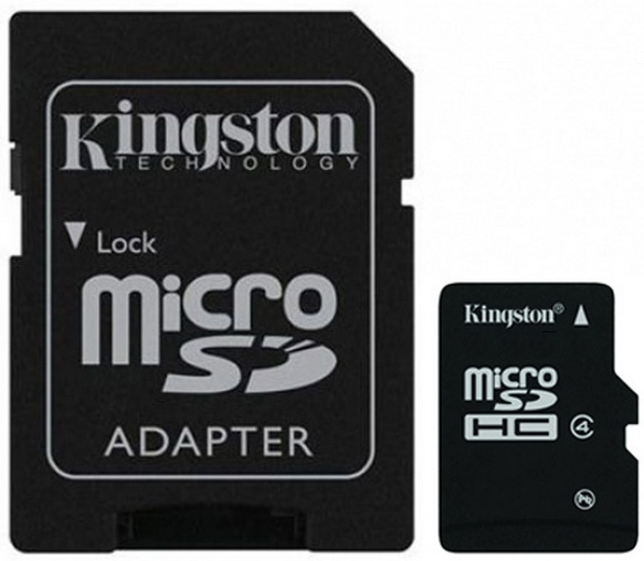 Карта памяти Kingston microSDHC Class 4 [microSDHC Class 4 32Gb]
