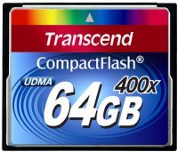 Карта памяти Transcend CompactFlash 400x [CompactFlash 400x 64Gb]
