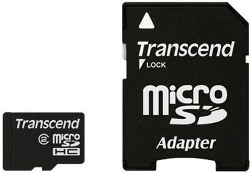 Карта памяти Transcend microSDHC Class 2 [microSDHC Class 2 16Gb]