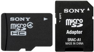 Карта памяти Sony microSDHC Class 4 [microSDHC Class 4 16Gb]