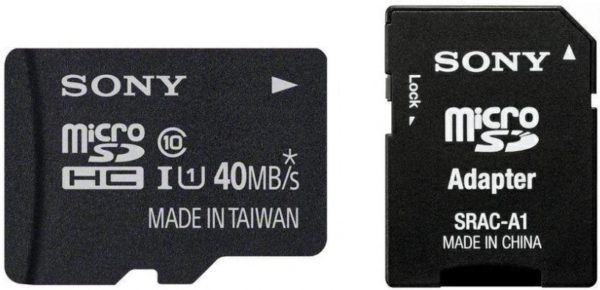 Карта памяти Sony microSDHC 40 Mb/s UHS-I [microSDHC 40 Mb/s UHS-I 16Gb]