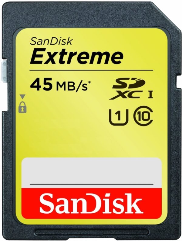 Карта памяти SanDisk Extreme SDXC UHS-I 45MB/s [Extreme SDXC UHS-I 45MB/s 128Gb]