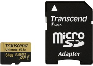 Карта памяти Transcend Ultimate 633x microSDXC Class 10 UHS-I U3 [Ultimate 633x microSDXC Class 10 UHS-I U3 64Gb]
