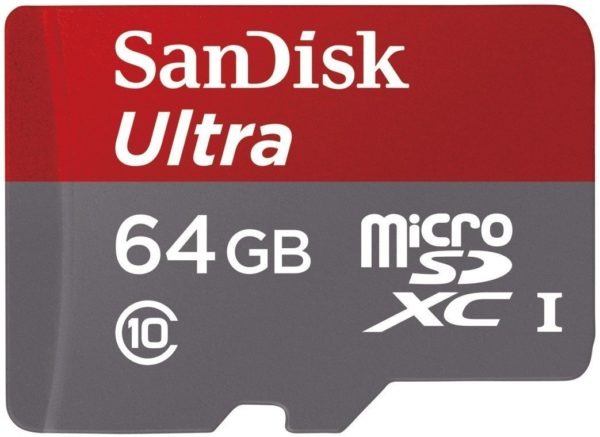 Карта памяти SanDisk Ultra microSDXC UHS-I [Ultra microSDXC UHS-I 64Gb]