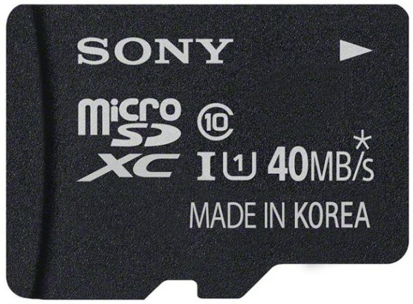 Карта памяти Sony microSDXC 40 Mb/s UHS-I [microSDXC 40 Mb/s UHS-I 64Gb]