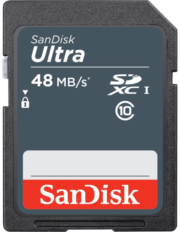 Карта памяти SanDisk Ultra 48 MB/s SDXC Class 10 UHS-I [Ultra 48 MB/s SDXC Class 10 UHS-I 64Gb]