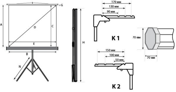 Проекционный экран Lumien Master View 4:3 [Master View 214x159]