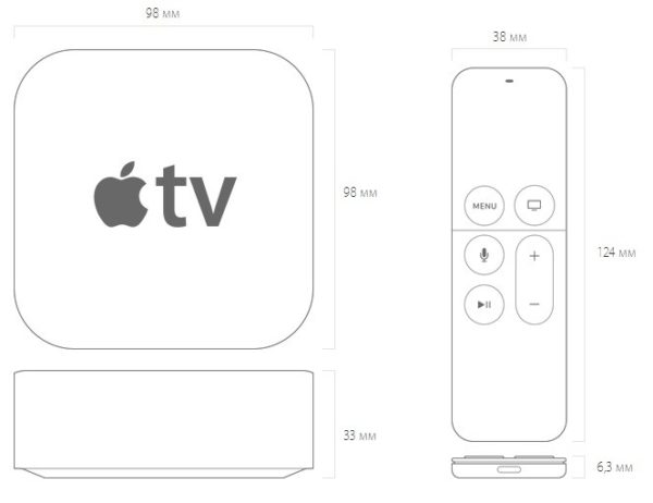 Медиаплеер Apple TV 4th Generation 64GB