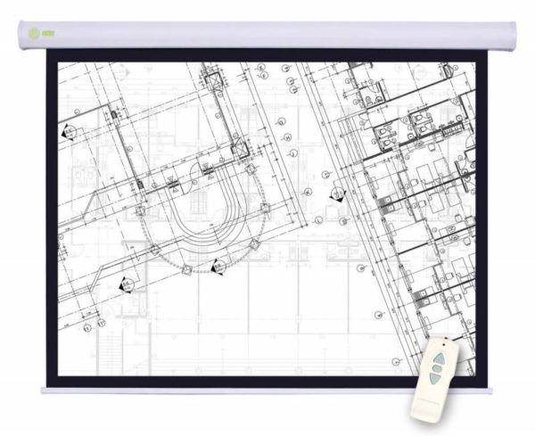 Проекционный экран CACTUS Motoscreen 1:1 [Motoscreen 180x180]