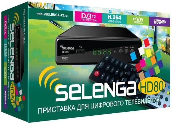 ТВ тюнер Selenga HD80