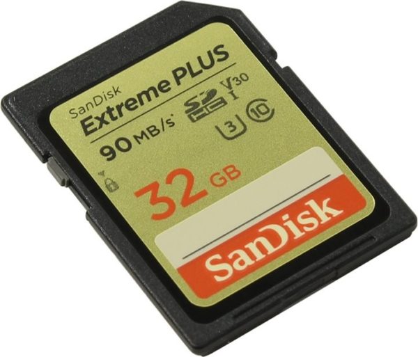 Карта памяти SanDisk Extreme Plus V30 SDHC UHS-I U3 [Extreme Plus V30 2-pack SDHC UHS-I U3 32Gb]
