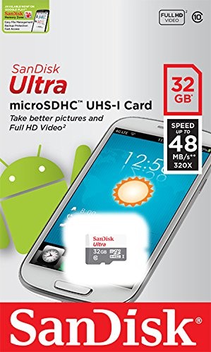 Карта памяти SanDisk Ultra microSDHC 320x UHS-I [Ultra microSDHC 320x UHS-I 32Gb]