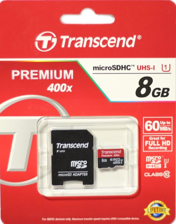 Карта памяти Transcend Premium 400X microSDHC UHS-I [Premium 400X microSDHC UHS-I 32Gb]