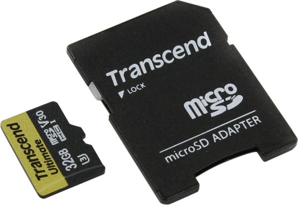 Карта памяти Transcend Ultimate V30 microSDHC Class 10 UHS-I U3 [Ultimate V30 microSDHC Class 10 UHS-I U3 32Gb]