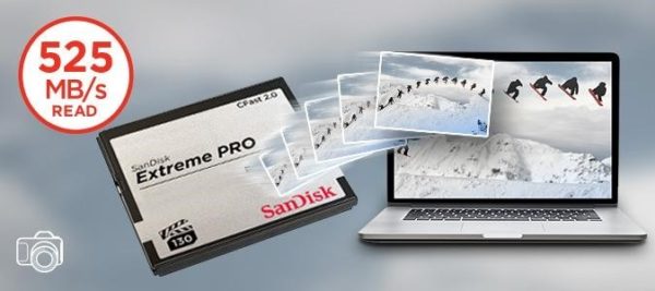 Карта памяти SanDisk Extreme Pro CompactFlash 2.0 [Extreme Pro CompactFlash 2.0 128Gb]