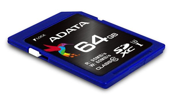 Карта памяти A-Data Premier Pro SDXC UHS-I U3 [Premier Pro SDXC UHS-I U3 64Gb]