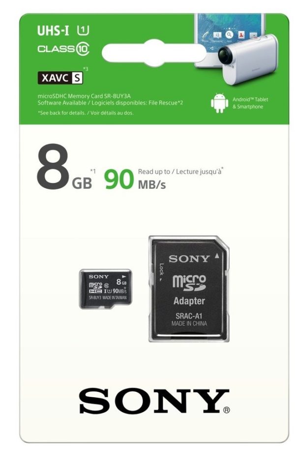 Карта памяти Sony microSDHC 90 Mb/s UHS-I U1 [microSDHC 90 Mb/s UHS-I U1 16Gb]