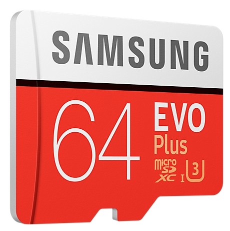 Карта памяти Samsung EVO Plus 100 Mb/s microSDXC UHS-I U3 [EVO Plus 100 Mb/s microSDXC UHS-I U3 64Gb]