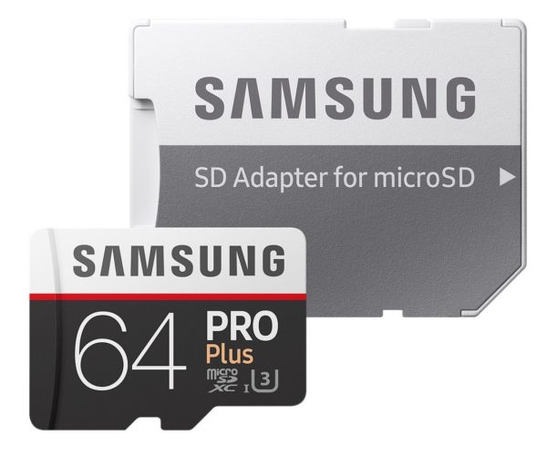 Карта памяти Samsung Pro Plus 100 Mb/s microSDXC UHS-I [Pro Plus 100 Mb/s microSDXC UHS-I 64Gb]