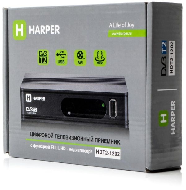 ТВ тюнер HARPER HDT2-1202