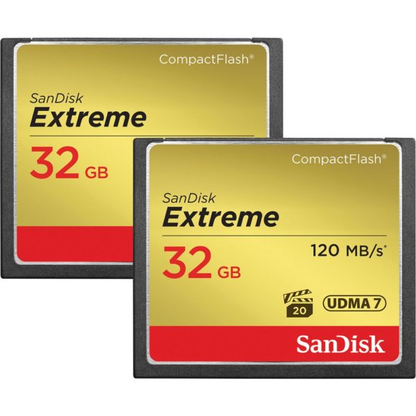 Карта памяти SanDisk Extreme CompactFlash 120MB/s [Extreme CompactFlash 120MB/s 128Gb]