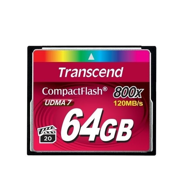 Карта памяти Transcend CompactFlash 800x [CompactFlash 800x 64Gb]