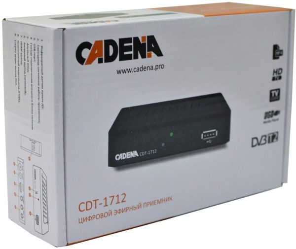 ТВ тюнер Cadena CDT-1712