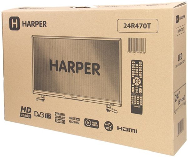 LCD телевизор HARPER 24R470T