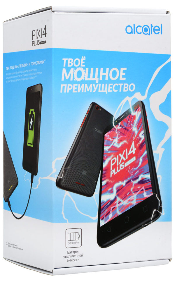 Мобильный телефон Alcatel One Touch Pixi 4 Plus Power 5023F