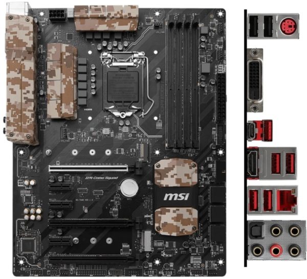 Материнская плата MSI Z270 CAMO SQUAD