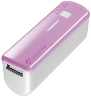 Powerbank аккумулятор Cellularline USB Pocket Charger 2600