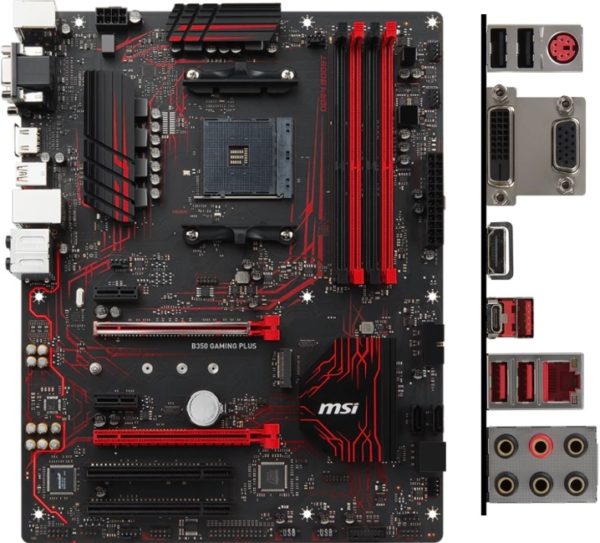 Материнская плата MSI B350 GAMING PLUS