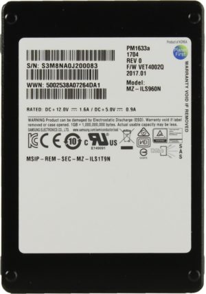 SSD накопитель Samsung PM1633a [MZILS1T9HEJH]