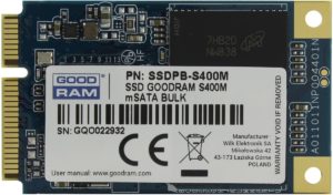SSD накопитель GOODRAM S400M mSATA [SSDPB-S400M-120]