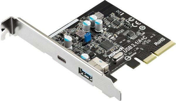 PCI контроллер ASRock USB 3.1/A+C