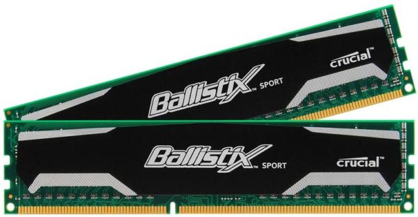 Оперативная память Crucial Ballistix Sport DDR3 [BLS2G3D1609DS1S00]